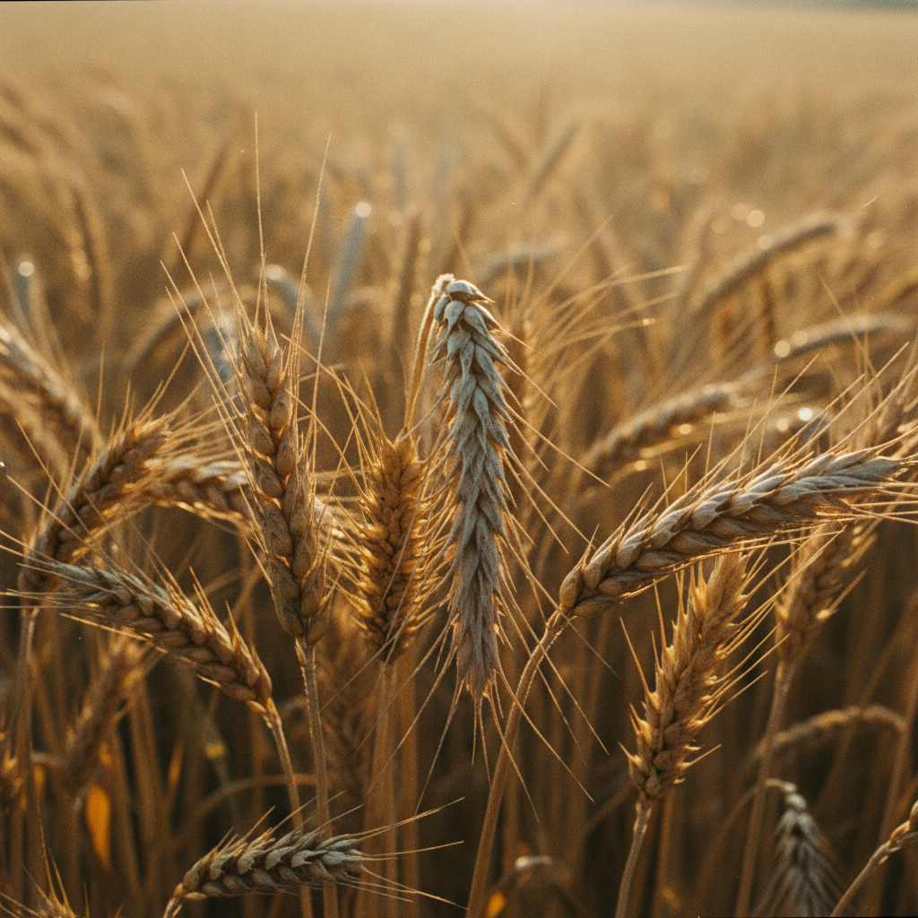 Golden wheat fields